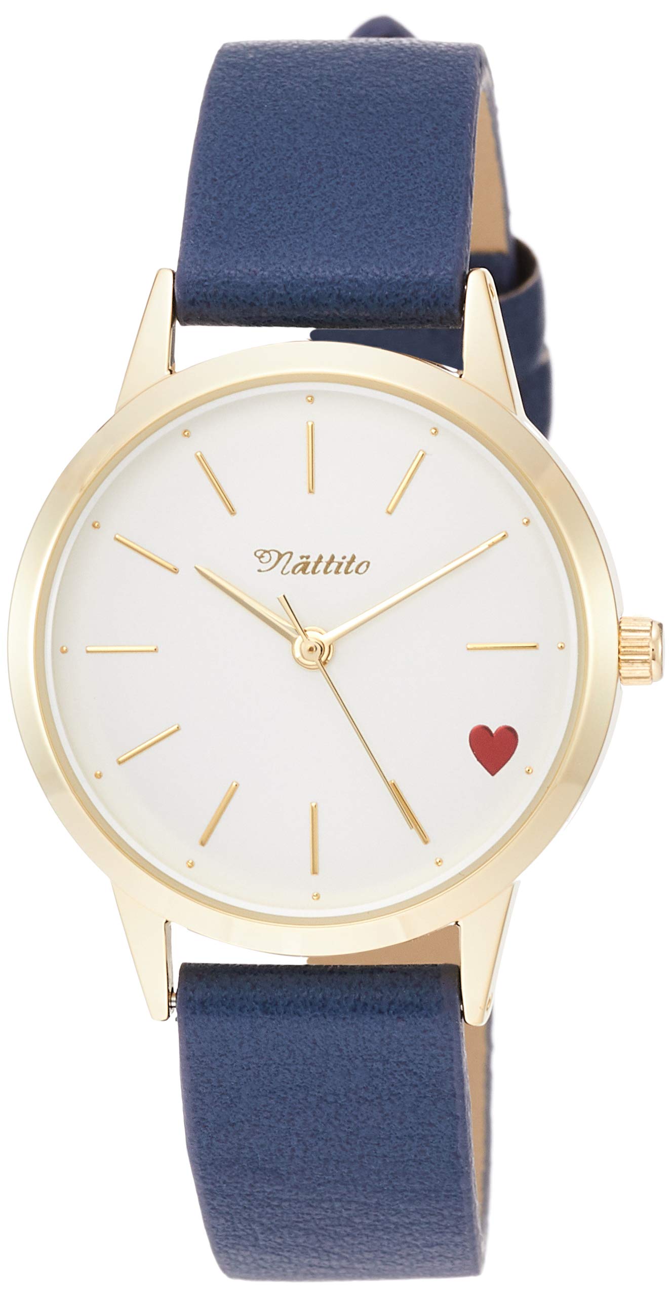 Полевые работы Corazon Аналоговые часы с кожаным темно-синим ремешком, FSC136-5, Женские,