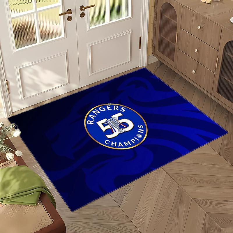 Rangers Fc (28) Office Rug Elegant Floor Rug for Office Living Room Bedroom and Indoor Home Spaces
