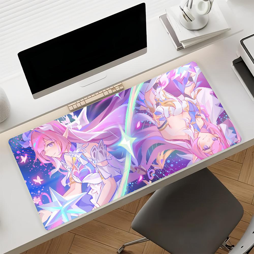 Game Honkai Star Rail Cyrene Mouse Pad Nonslip Rubber Gamer Balance Computer Mat Decoracion Deskmat Laptop Office Large