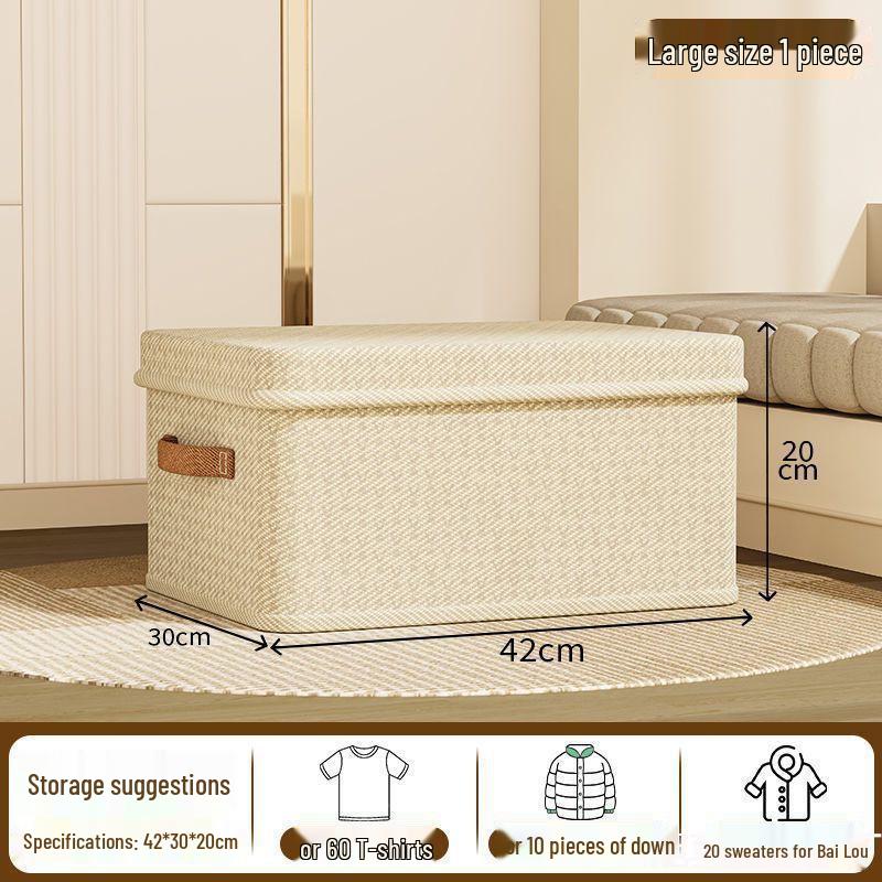 Larger Foldable Fabric Storage Box for Clothes