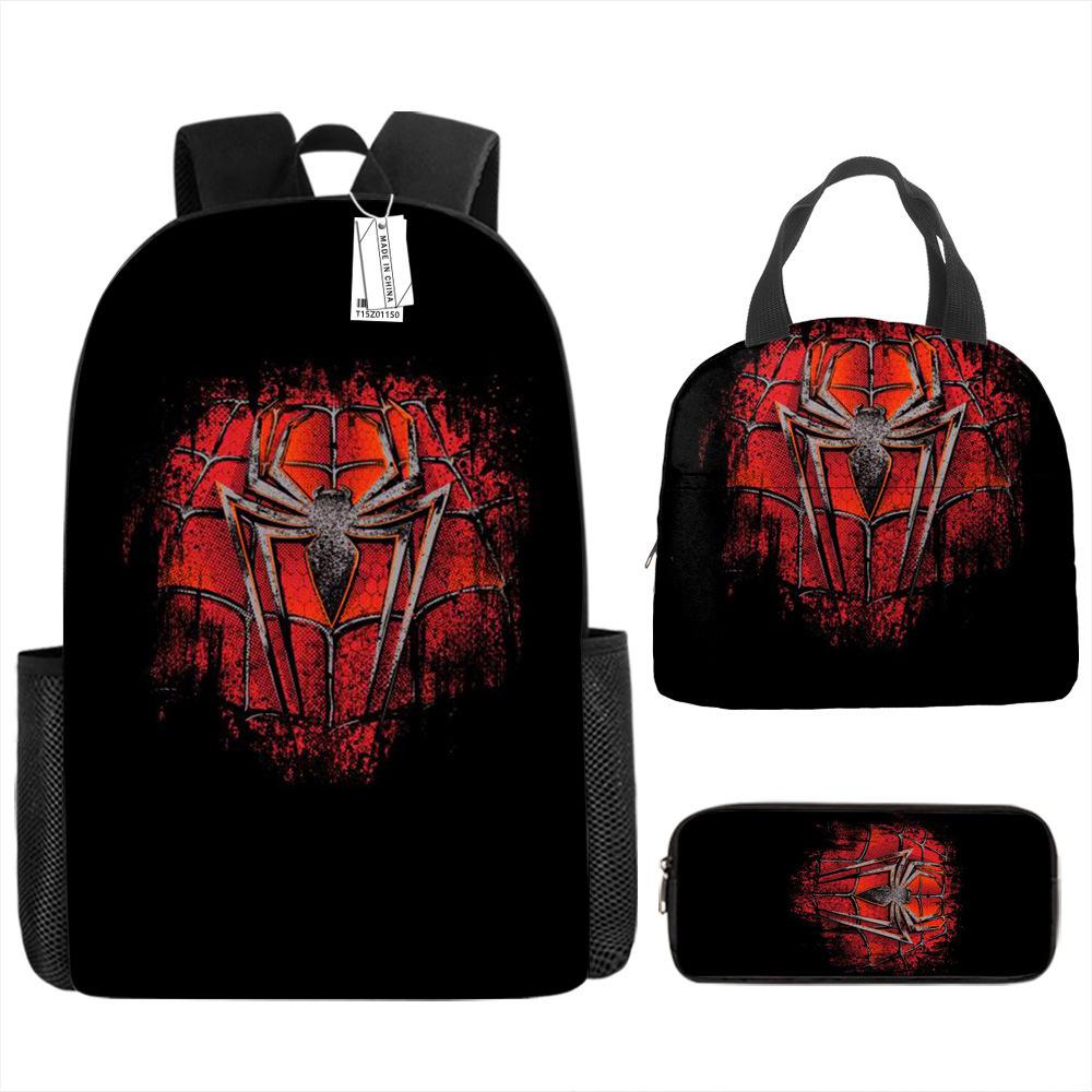 Backpack Elementary School Bag Children'S Lunch Bag Pencil Case Three-Piece Set