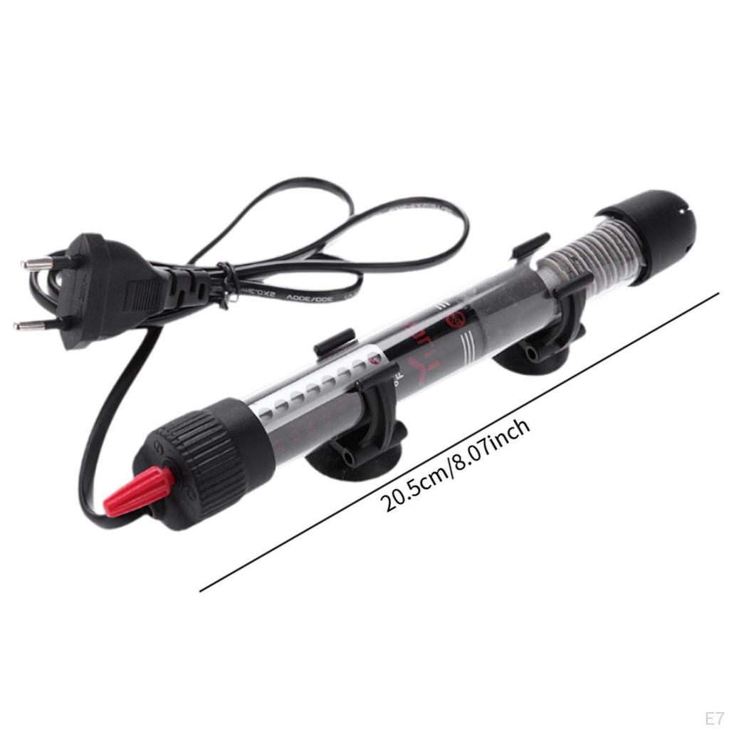 Submersible Fish Tank Heater EU 220V Plug Accessory Shockproof Glass 6893°F 50W
