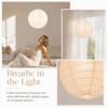 Spherical Paper Lantern Large Round Chandelier Hanging Decoration Pendant Lamp  Dining Room
