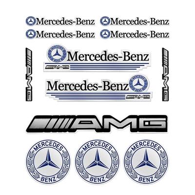 Hots 1 set Adesivo Emblema Auto Decorazione Auto Decalcomania Per Mercedes Benz W204 W124 W201 W202 W212 W220 W205 GLA CLA Accessori Auto g
