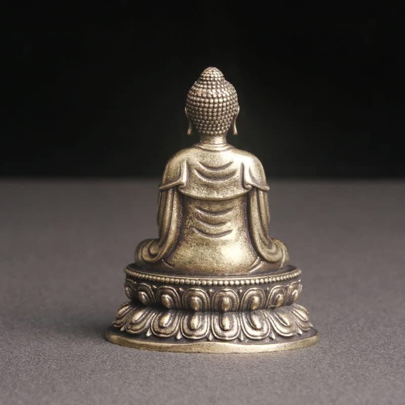 Small Buddha Statue Yakushi Nyorai Promotes good recovery from protection from and good 46mm [Seated (Medicine Buddha)] health, illness, protection,