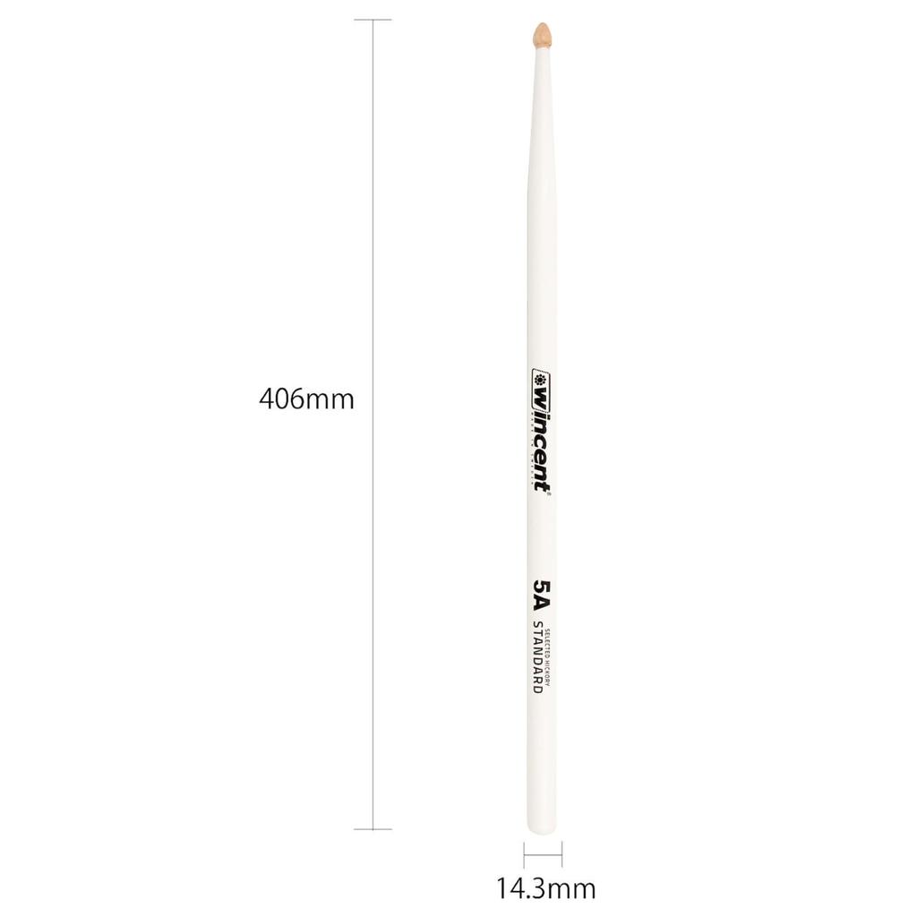Wincent Drumsticks Drumstick (Hickory/White) W-5ACW