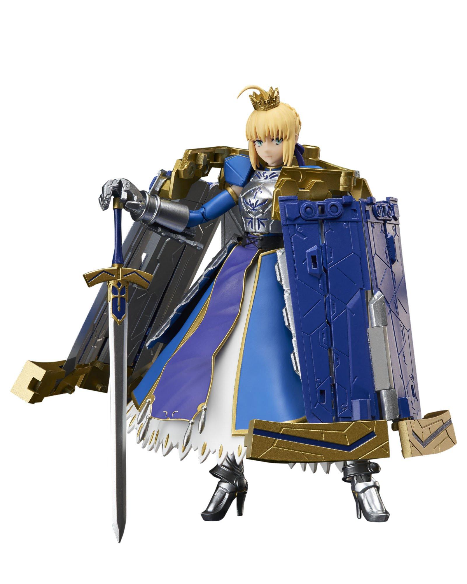 

TAMASHII NATIONS Armor Girls Project Order Pendragon Transforming of Promised 140mm ABS PVC Painted Action Figure Fate/Grand Saber/Artoria & Sword