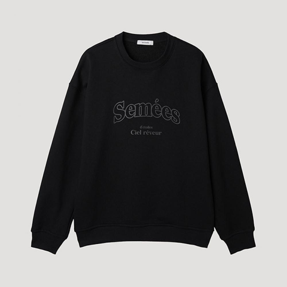 

[She S miSS] Lettering SweatShirt SwjtSp12020 Bk blacks/66