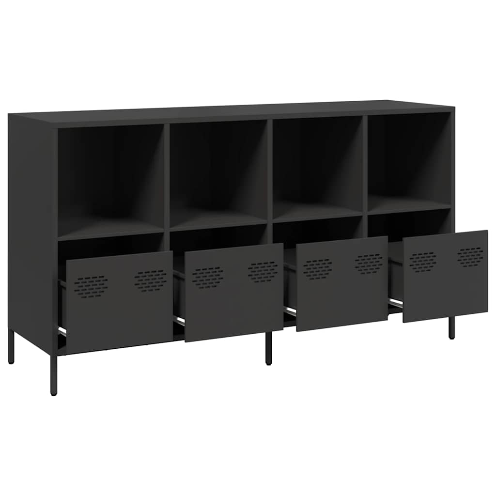 Sideboard Black 135 x 39 x 73.5 cm Cold Rolled Steel
