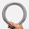 COOLWEST 38 Inch Flexible Stainless Steel Hose Replacement Kit for All Brand Commercial Pre-Rinse Kitchen Sink Faucet (96CM 38")