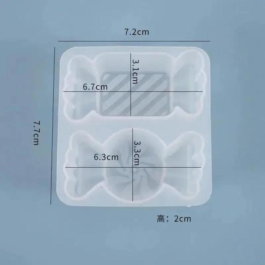 1ks Silikonové formy na pryskyřici ve tvaru cukrové vaty UV pryskyřičné formy DIY ruční práce šperkové doplňky šperkové formy pryskyřičná silikonová forma
