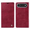 For iPhone 17 Air Wallet Case YIKATU YK-006 Magnetic Closure Leather Phone Cover Litchi Texture