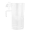 Fish Feeder Acrylic Aquarium Fish Tank Feeding Ring for Vertical and Horizontal Glass