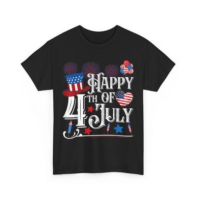 Happy 4th of July Shirt, Fourth of July Independence Day Patriotic T-Shirt