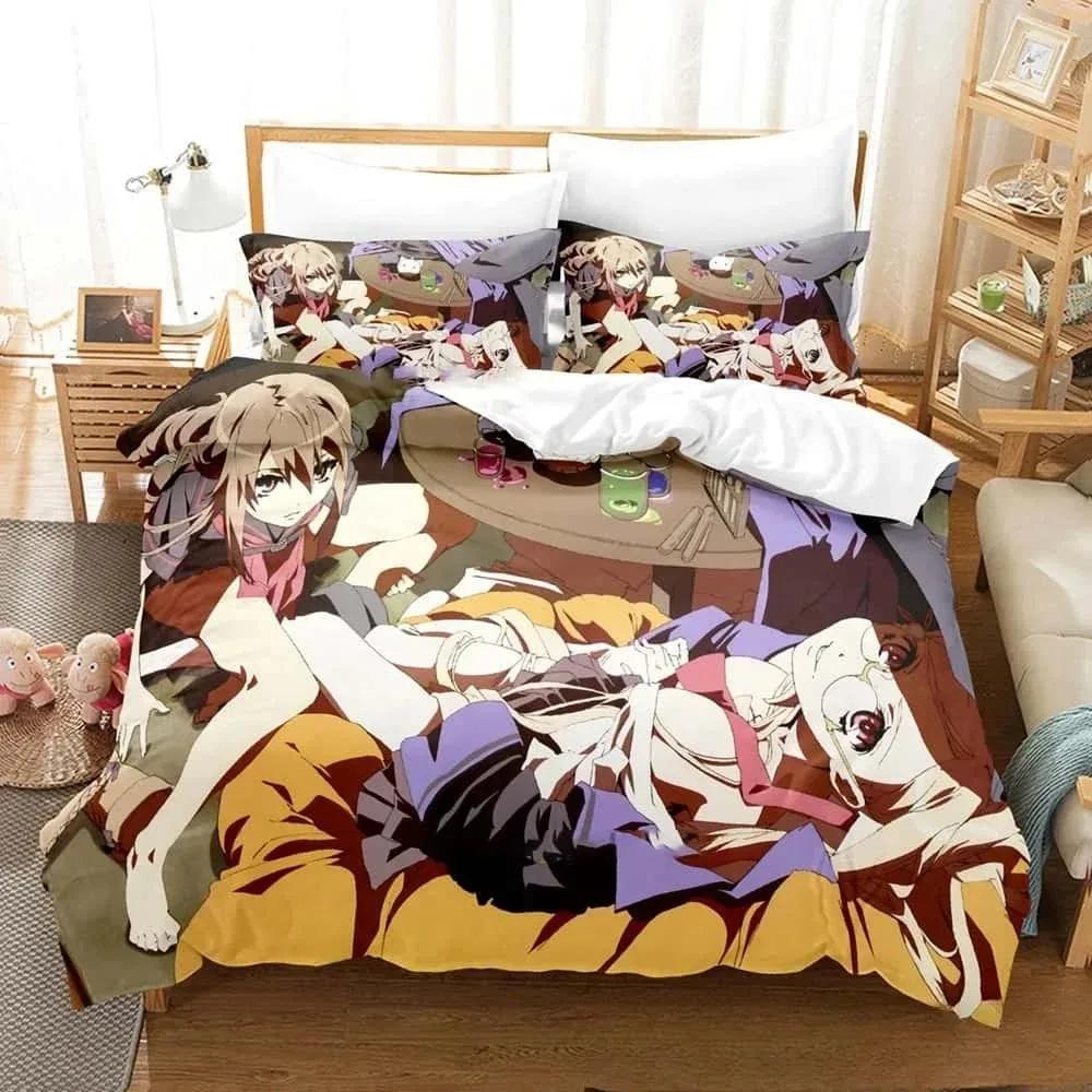 3D Anime Okami-San And Her Seven Companions Bedding Set Boys Girls Twin Queen King Size Duvet Cover Pillowcase Bed Boys Adult
