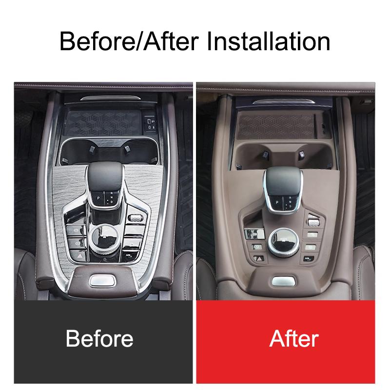 For Chery Tiggo 4 7 5X 7 Pro Max DR 5.0 6.0 Sportequipe 5 6 Ebro S400 S700 23-25 Center Console Silicone Protective Mat