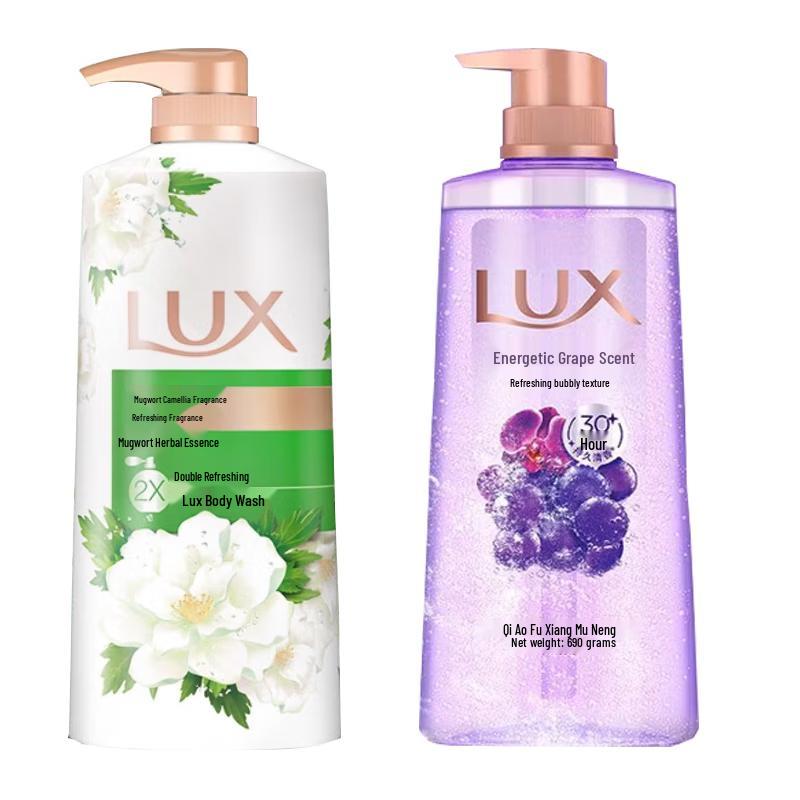 lux Освежающий ароматизированный гель для душа, двойная упаковка