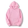 2025 Unisex Hooded Sweatshirt Men's Solid Color Sweatshirt Men's and Women's Long Sleeved Plug-in Pocket Pullover
