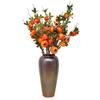 Floor-Standing Artificial Flower Branch Arrangement Vase for Living Room Entrance Decor