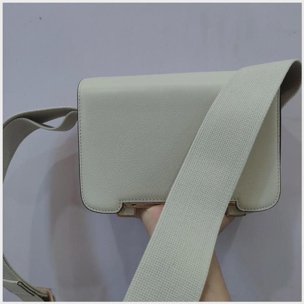 2024 Yeni Kadın Küçük Hakiki Keçi Derisi Çapraz Askılı Terlik Çantası - Şık Tek Omuzlu Kare Tasarım