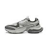 Li Ning Xingji Cushioning Abrasion Resistant Breathable Low Top Chunky Sneakers Men's Gray Black AGCW087-4