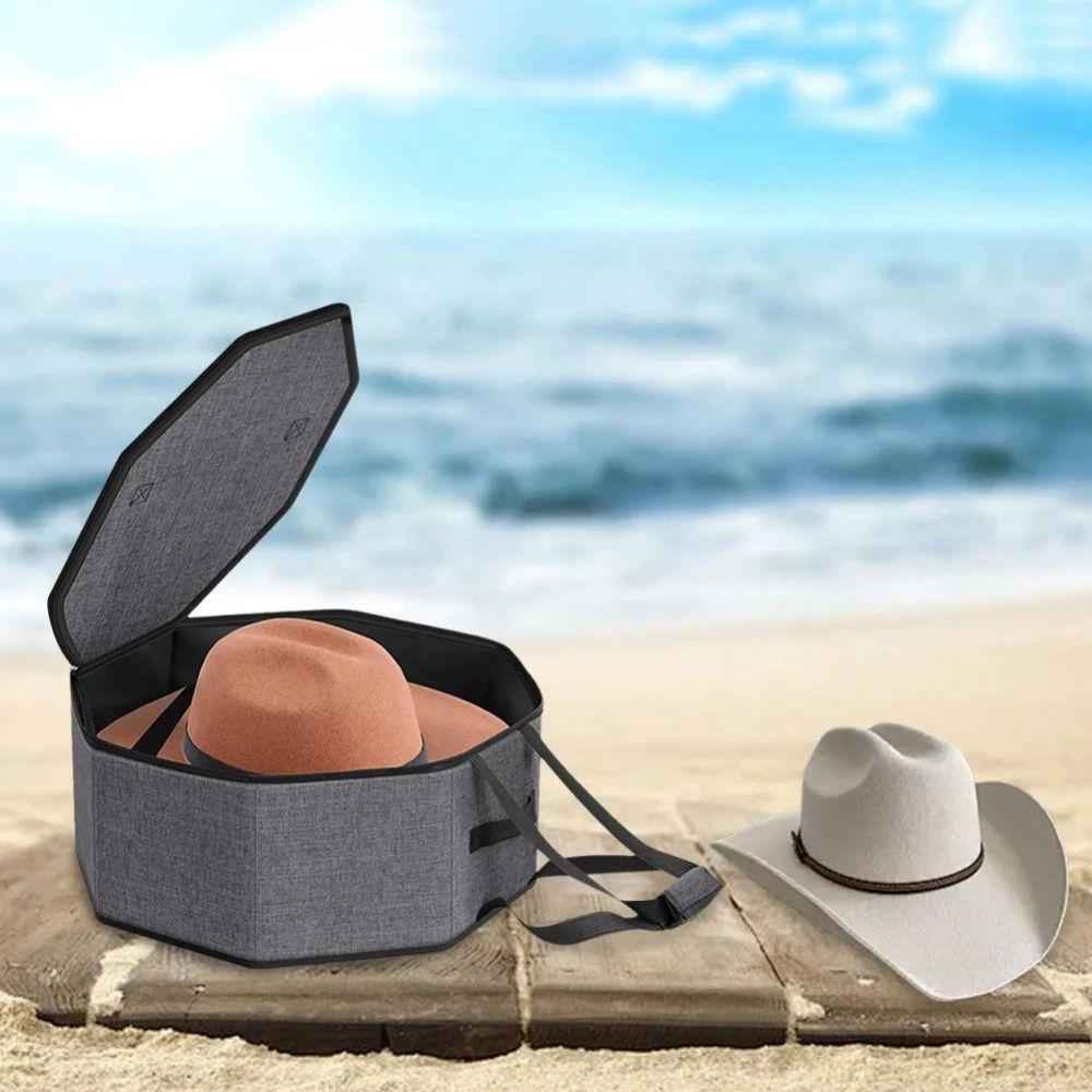 With Carry Handles Hat Storage Box Stackable Cowboy Hat Organizer  Closet Organizer