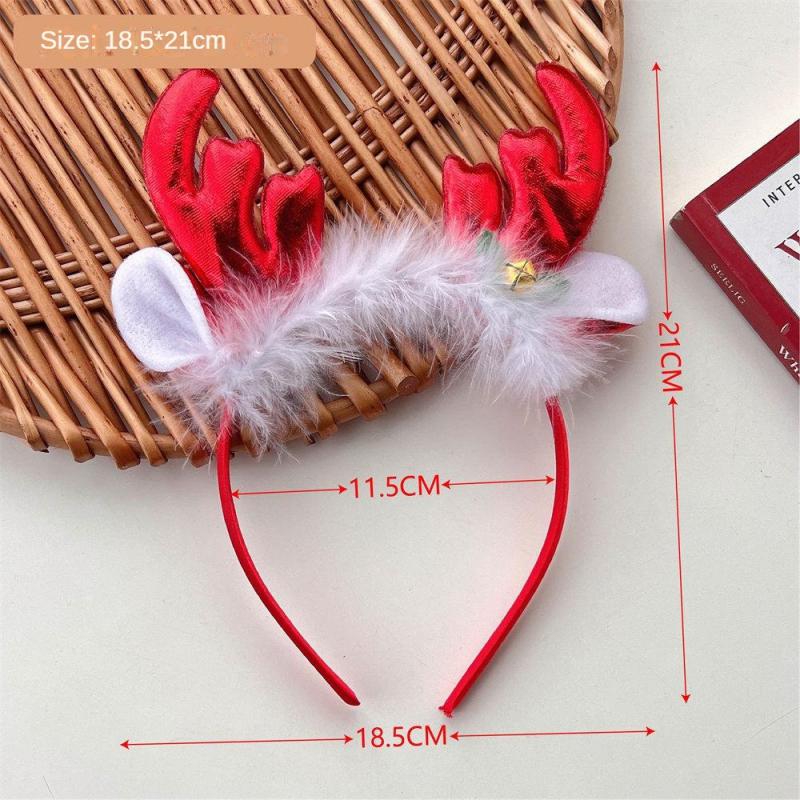 

Без удушения головы Мягкие рождественские подарки Повязка на голову Головные уборы Рождественские аксессуары Интересные и необычные Милые аксессуары