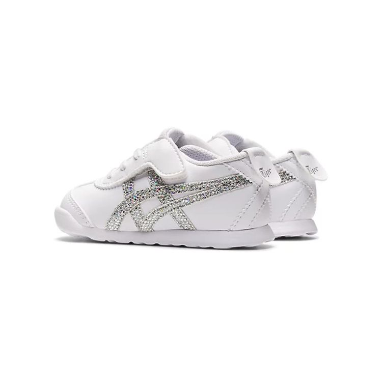 Onitsuka Tiger Mexico 66 Comfortable Durable Shock Absorbing Low Top Sports Casual Shoes Baby sneaker Silver 1184A173-101