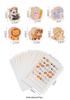 Solid Wood Animal Beading Ring Toss Game & Color Sorting Blocks for Young Children's Educational & Cognitive Development.