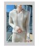 Women's 100% Pure Wool Cable Knit Hoodie Sweater - Autumn/Winter Collection.