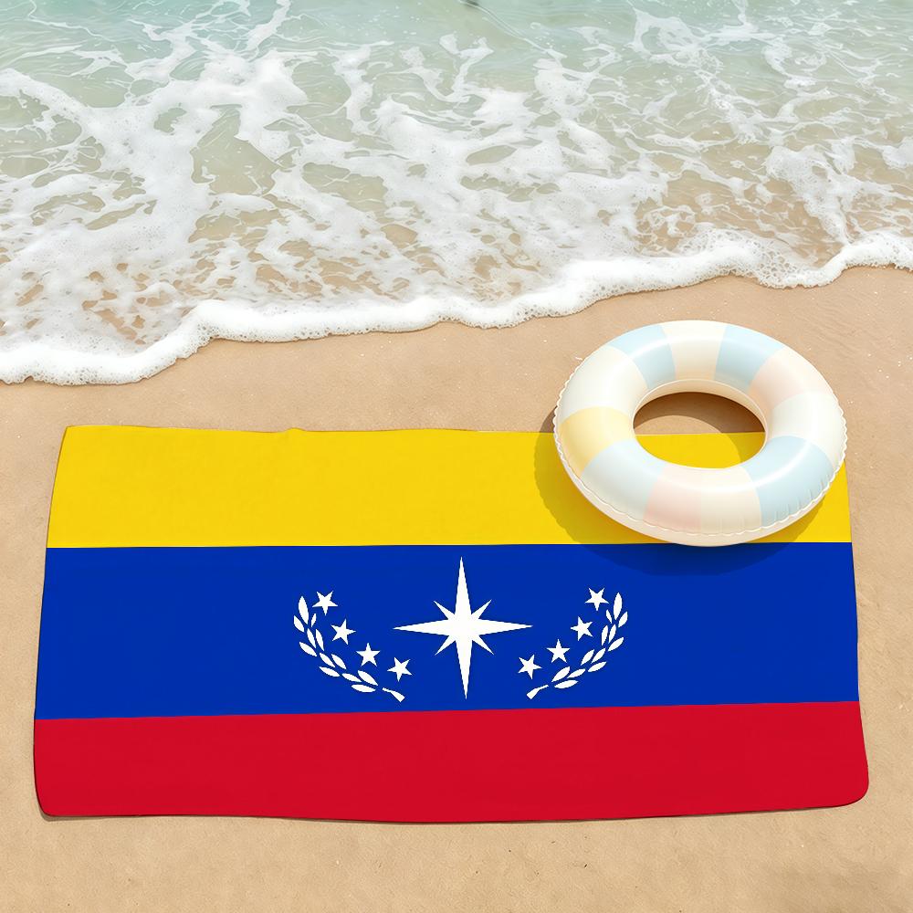 Nation Flag V-Venezuela Towel Drying Bath Towel Applicable To Light Swimming Camping Yoga Beach Out