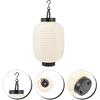 Outdoor Decor Japanese Hanging Lantern Lamp, 2pcs Paper Folding Lantern Lamp Hanging Oval Japanese Style Outdoor Decor