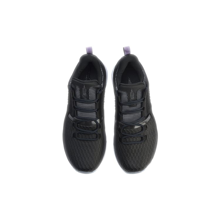 Li Ning Cloud Shield 2018 Water repellent Cushioning Rebound Cushioning Rebound Low top Running Shoes Women's Black ARHN094-7