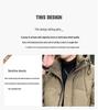 Men's Trendy Hooded Down Jacket: Warm, Casual Winter Outerwear