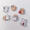 Magnetic Socket Pocket Stand Phone Grip Tok Bracket Korean Cute Cartoon Puppy Grip For iPhone Samsung Xiaomi Ring Finger Holder