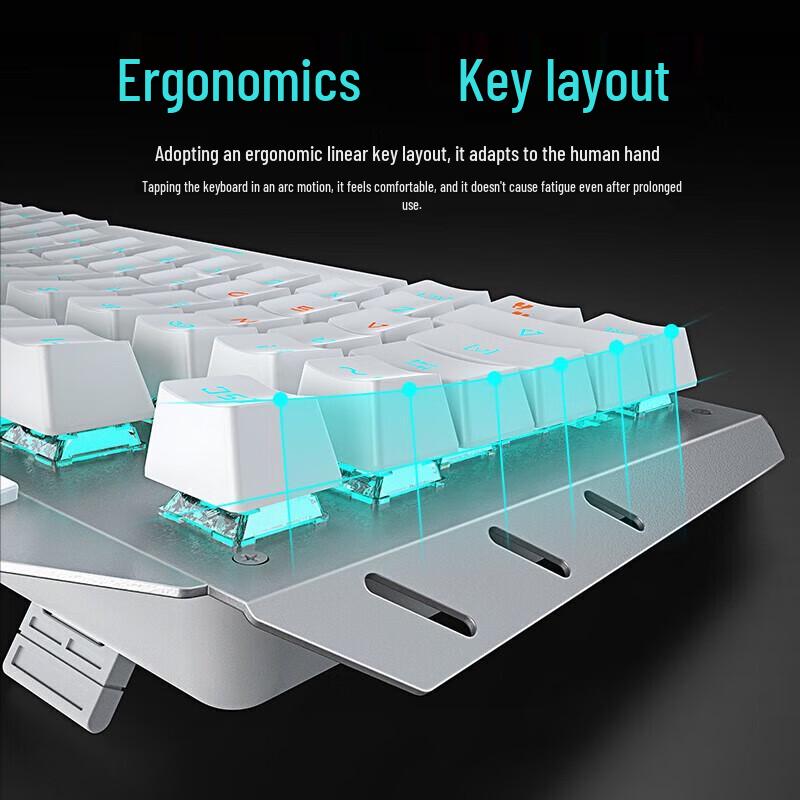 EWEADN TK900 Wired Gaming Mechanical Keyboard and Mouse Set
