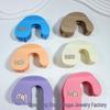 European & American High-End Acetate U-Shaped Zigzag Hair Clip: Elegant French Versatile Shark Claw