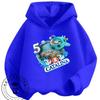 Daily Essential Hoodie Octonauts Trendy Cartoon Print Warm Outdoor Wear Children 3 To 14 Years Old All Season Outfits