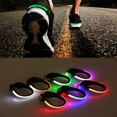 LED Luminous Shoe Clip Light Outdoor Running Cycling Bicycle RGB Novelty Lighting Safety Night Warn Lamp Glowing Zapato Ciclismo