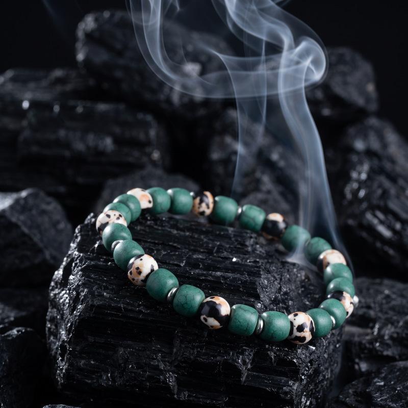 Men's Multi-color String Bead Luxury Hand Bracelet with a Sophisticated and Upscale Feel