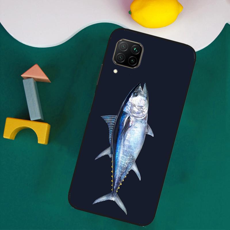 Bluefin Tuna For Huawei Nova 9 10 SE 8i 11i 12i 12s Y60 Y61 Y70 Y90 Y72 Y73 Y91 P60 Pro P40 P30 Lite Case