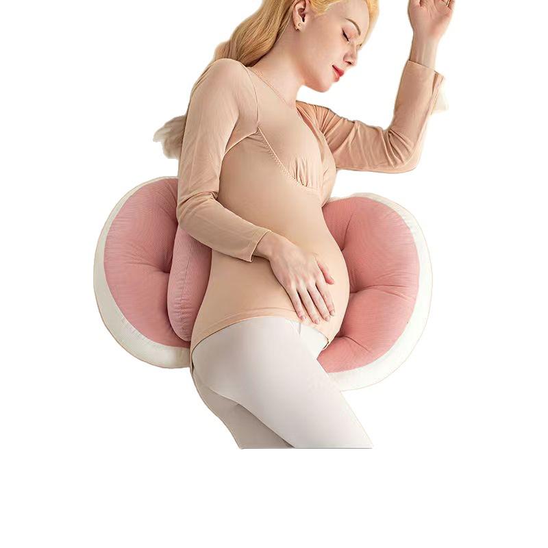 U-shaped Maternity Pillow for Back, Side, and Abdominal Support