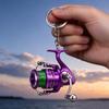 1 ks 2D Plochý Mini Rybářský Naviják Klíčenka Simulace Rybářského Navijáku Přívěsek Pro Rybářského Nadšence Dekorace Batohu Dárek