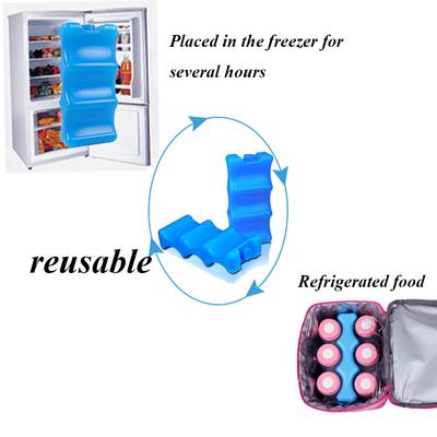 Gefrierbeutel Eisblöcke für Picknick Reise Mittagessen Wiederverwendbar Kühlpack Tasche Wasserinjektionsbox für FRISCHE Lebensmittelaufbewahrung