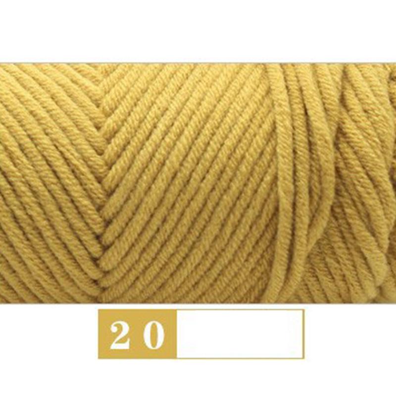 Vogue Milk Cotton Yarn Cord Fashion 8Ply Home For for Diy Knitting Scarf Handmade Accessories Sewing Line Crochet Thread