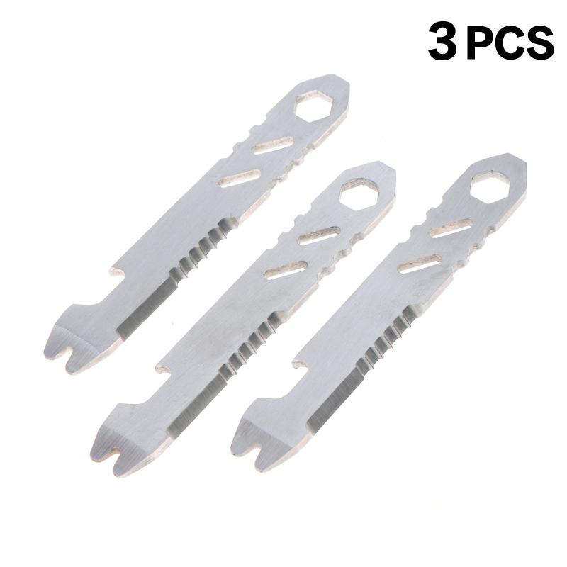 Multifunctional Survival Crowbar Set 1/3/5Pcs with Allen Wrench Bottle Opener for Camping Backpacking Emergency