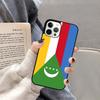 Comoros Flag Phone Case Back Cover for iPhone 17 Air 16 15 14 13 11 12 Pro Max Plus Shell Coque