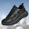 Double Star Large Black Men's Sneakers Breathable Extra Large Shock Absorbed Soft Bottom Lightweight Large Casual Sneakers