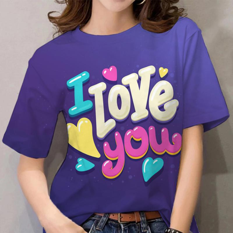 Vtipné tričko pro ženy Módní dámské oblečení s kulatým výstřihem Top 80. léta Graffiti Street Dámské tričko Ležérní Letní Dámské tričko