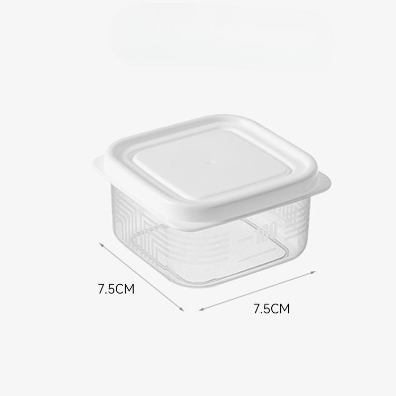 

Контейнер для хранения в холодильнике Контейнер для заморозки Микроволновая печь Безопасный для микроволновой печи Контейнер для порционирования еды Цельнозерновых и риса Square transparent color